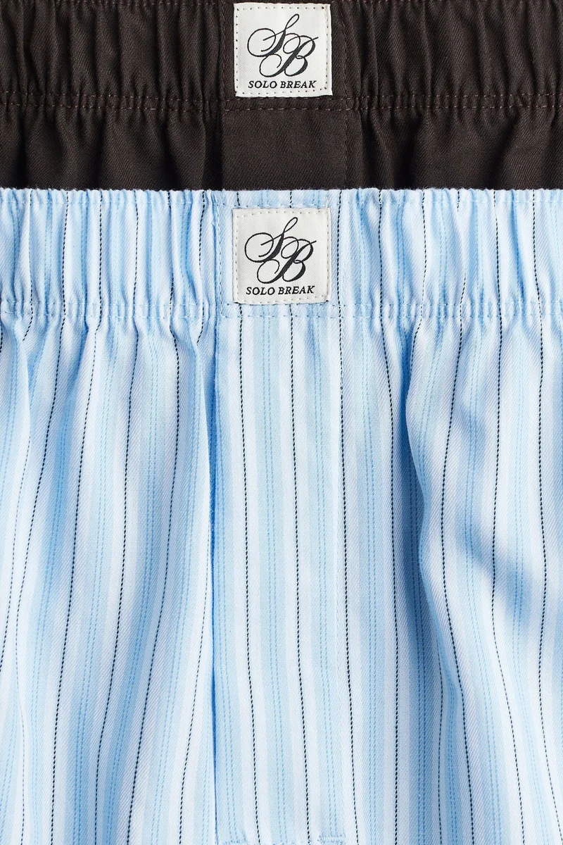 H&M  2-pack woven boxer shorts for Men | Best Price UAE